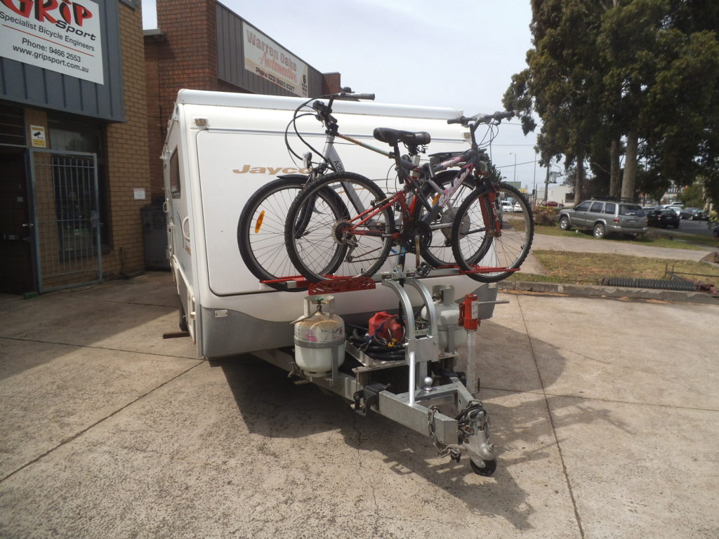 gripsport bike rack for caravan