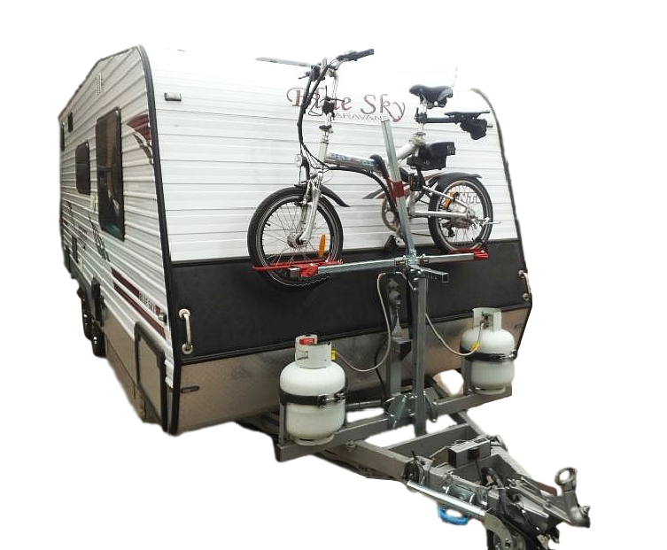 rear caravan bike rack