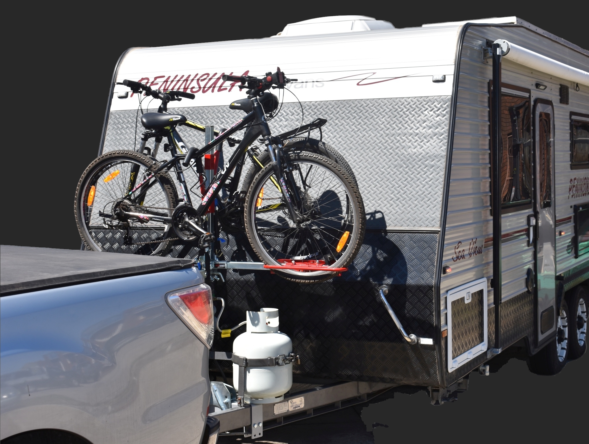 caravan bike rack