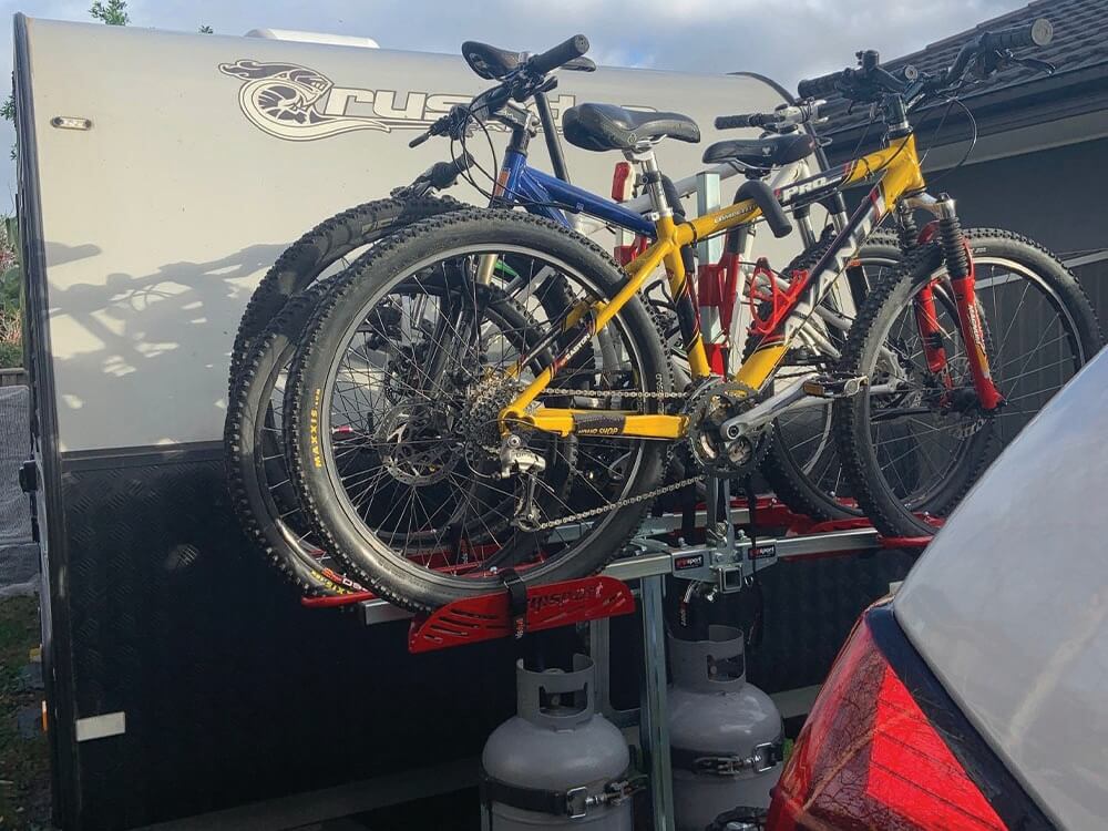 gripsport bike rack caravan