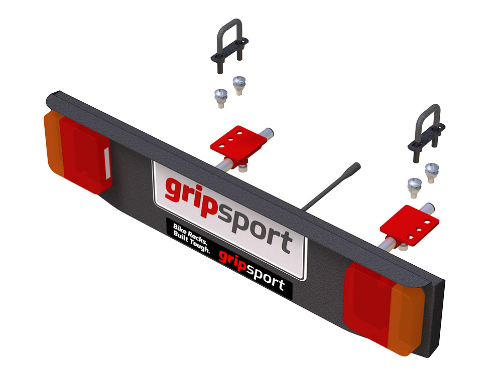 Universal Rack Light & Number Plate Assembly